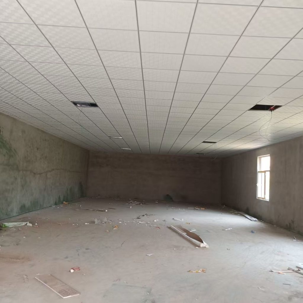PVC GYPSUM CEILING TILES INSTALLATION
