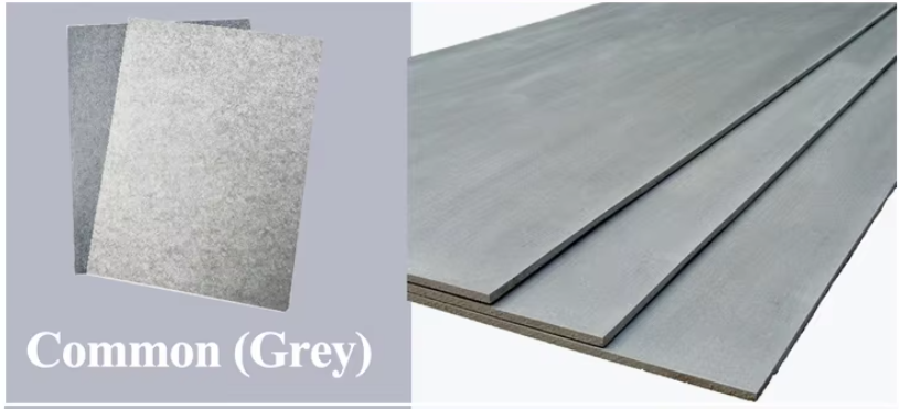 common gery fiber cement board